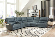 Whitman - Power Reclining Sectional - R&R Furniture Gallery (Fountain Valley, CA)