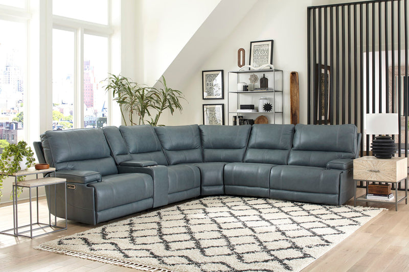 Whitman - Power Reclining Sectional - R&R Furniture Gallery (Fountain Valley, CA)