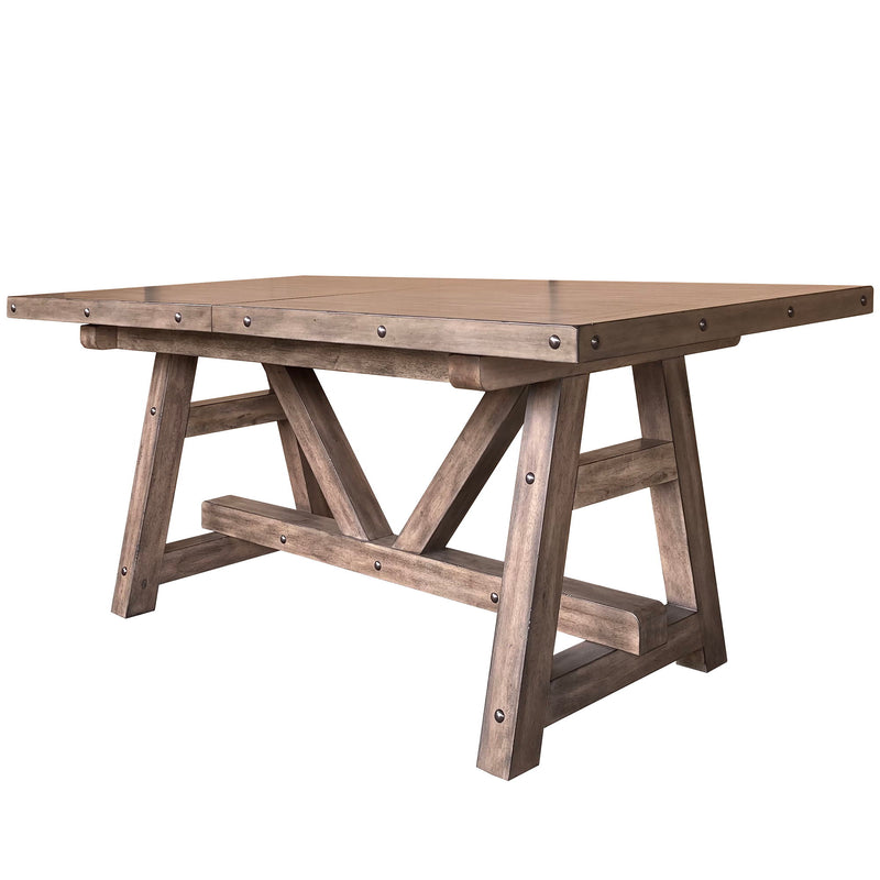 Lodge Dining - Counter Height Extendable Dining Table - Siltstone - R&R Furniture Gallery (Fountain Valley, CA)