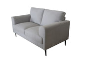 Kyrene - Loveseat - Light Gray Linen - R&R Furniture Gallery (Fountain Valley, CA)