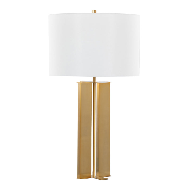Lumi Source Cosmo contemporary table lamp with sleek design, round base, and modern shade, perfect for living room or bedside.