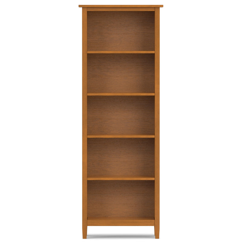 Warm Shaker - 5 Shelf Bookcase - R&R Furniture Gallery (Fountain Valley, CA)