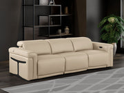 1126 - 3-Piece Modular Power Reclining Sofa In With 3 Power Recliners & Power Headrests - R&R Furniture Gallery (Fountain Valley, CA)