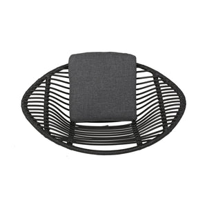 Cordella - Outdoor Woven Wicker Chairs With Cushions, (Set of 2)