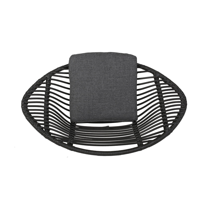 Cordella - Outdoor Woven Wicker Chairs With Cushions, (Set of 2) - R&R Furniture Gallery (Fountain Valley, CA)
