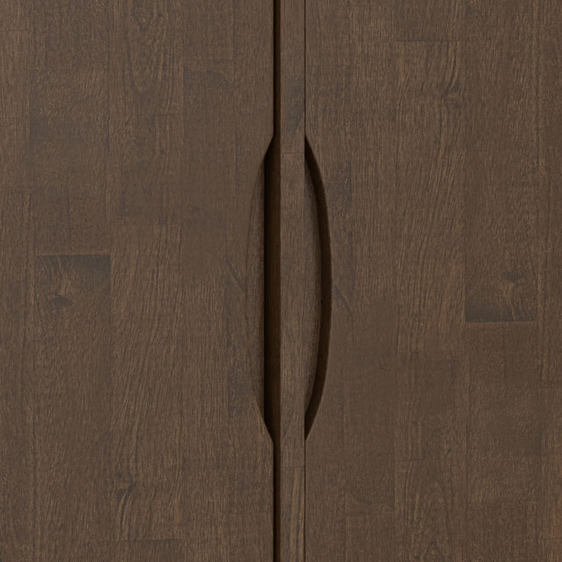 Harper - 3 Door Sideboard Buffet / Storage Cabinet - Walnut Brown - R&R Furniture Gallery (Fountain Valley, CA)