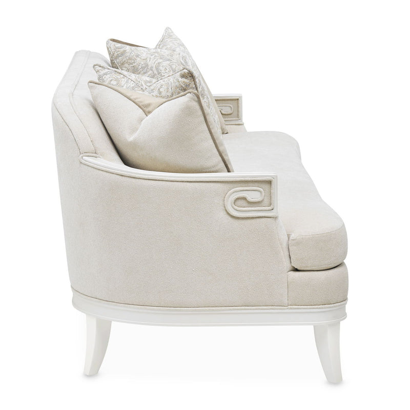 La Marisia - Chenille Sofa - Tranquil / Creamy Pearl - R&R Furniture Gallery (Fountain Valley, CA)