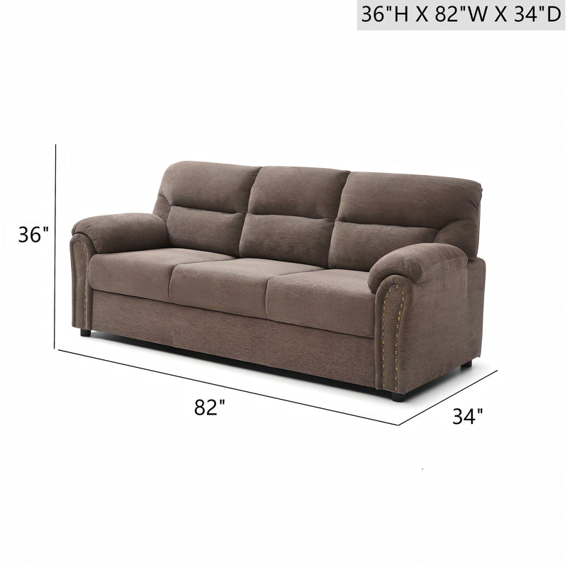 Hamilton - Sofa With Nailhead Trim - R&R Furniture Gallery (Fountain Valley, CA)