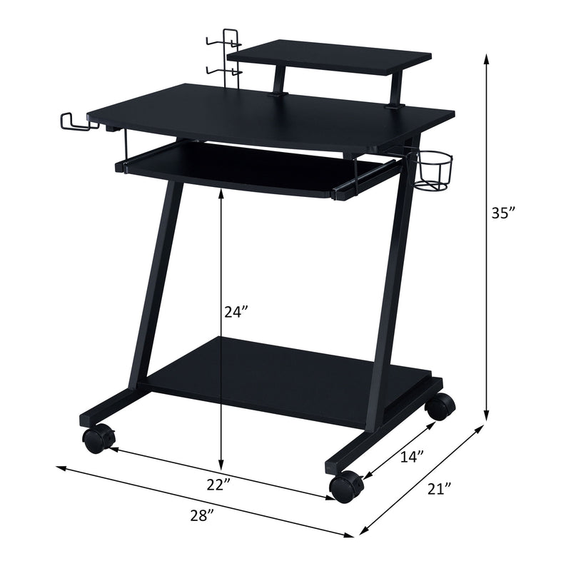 Ordrees - Gaming Desk - Black - R&R Furniture Gallery (Fountain Valley, CA)