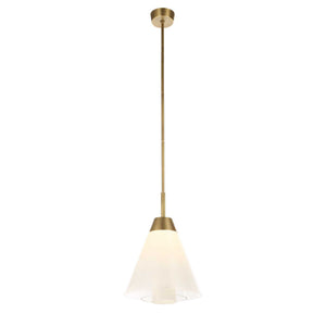 Tiered Ombre - 1 Light LED Pendant - Brass