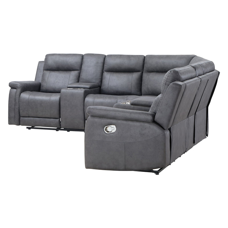Eco - Sectional - Greige - R&R Furniture Gallery (Fountain Valley, CA)