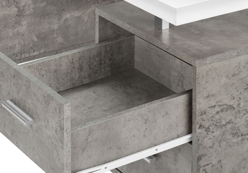 Computer Desk For Home Office, Laptop, Left, Right Set - Up, Storage Drawers, Contemporary & Modern - R&R Furniture Gallery (Fountain Valley, CA)
