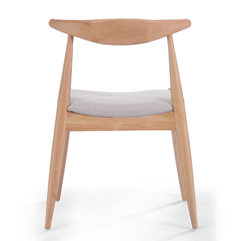 Elegant Dining Chairs With Ergonomic Backrest & Comfort Cushions (Set of 2) - R&R Furniture Gallery (Fountain Valley, CA)