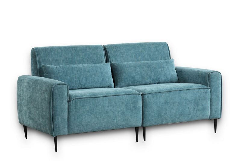Valentina - Sofa With Metal Legs And Throw Pillows - R&R Furniture Gallery (Fountain Valley, CA)