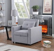 Zoey - Convertible Sleeper Chair With Side Pocket - R&R Furniture Gallery (Fountain Valley, CA)