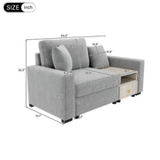 Modular Sofa Couch With Storage Armrest And Center Console - R&R Furniture Gallery (Fountain Valley, CA)
