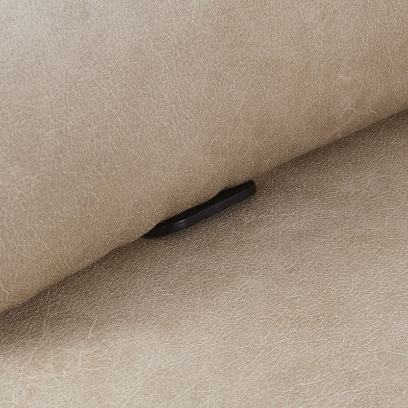 Elison - Motion Sofa - Dark Beige Polish Microfiber - R&R Furniture Gallery (Fountain Valley, CA)