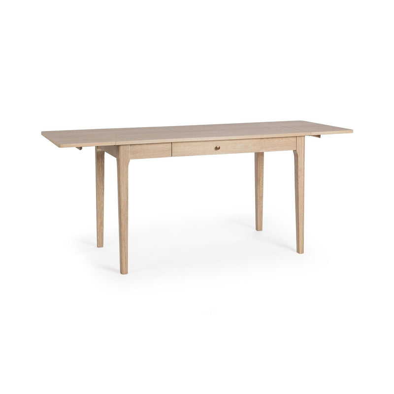 Classic Home Karl extendable coastal drift writing desk with sleek design and adjustable surface for versatile workspace.