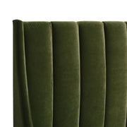 Aspen - Vertical Tufted Modern Headboard Platform Bed Set - R&R Furniture Gallery (Fountain Valley, CA)