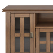 Artisan - TV Media Stand - Rustic Natural Aged Brown - R&R Furniture Gallery (Fountain Valley, CA)