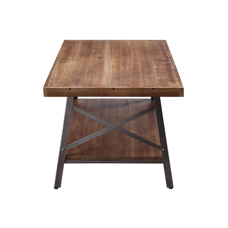 Ikram - Coffee Table - Weathered Oak & Sandy Black - R&R Furniture Gallery (Fountain Valley, CA)