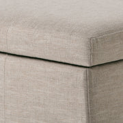 Kingsley - Upholstered Large Storage Ottoman - R&R Furniture Gallery (Fountain Valley, CA)