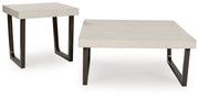 Westenfort - Occasional Table Set (Set of 2) - Espresso / Gray - R&R Furniture Gallery (Fountain Valley, CA)