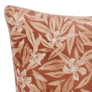 Villa Lamia accent pillow, 22 x 22 inches, featuring a decorative square design