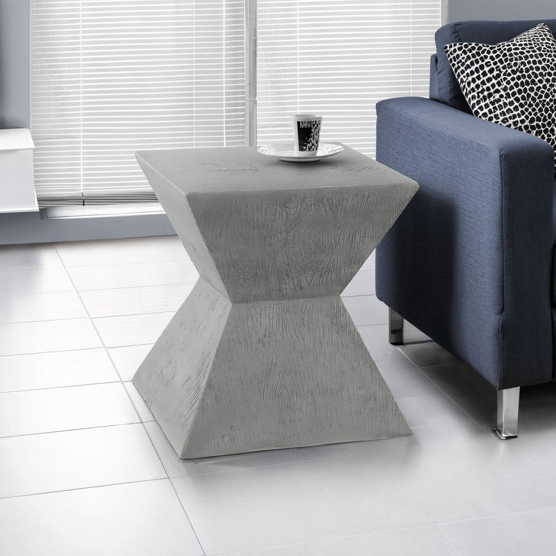 8th Street contemporary accent table suitable for indoor or outdoor use, featuring a sleek design and sturdy construction.