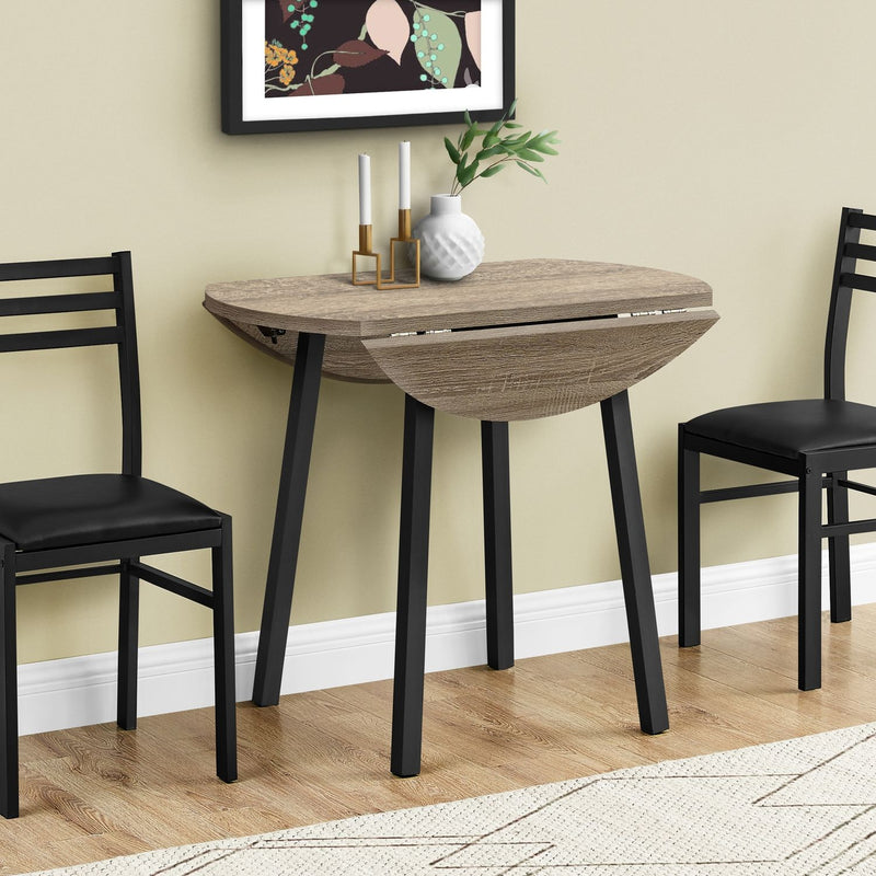 3 Pieces Dining Table Set, Small, Drop Leaf, Contemporary & Modern - R&R Furniture Gallery (Fountain Valley, CA)
