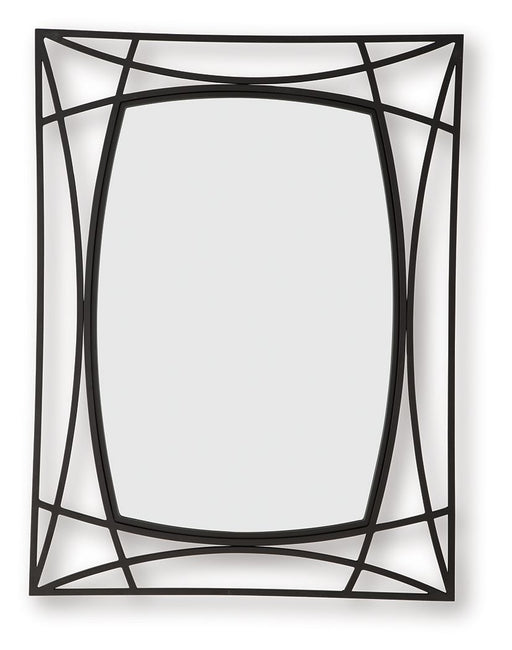 Freenville - Accent Mirror - Black - R&R Furniture Gallery (Fountain Valley, CA)