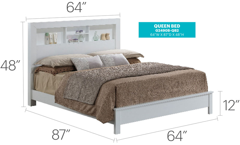 Bed With Transitional Design Stylish - R&R Furniture Gallery (Fountain Valley, CA)