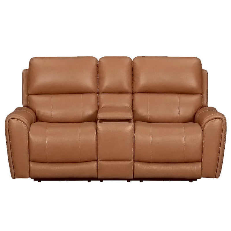 Hancock - Zero Gravity Power Reclining Console Loveseat P3 - R&R Furniture Gallery (Fountain Valley, CA)