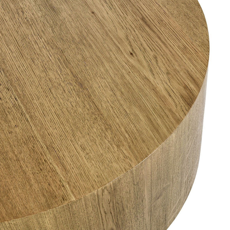 Layne - Round Coffee Table With Casters - R&R Furniture Gallery (Fountain Valley, CA)