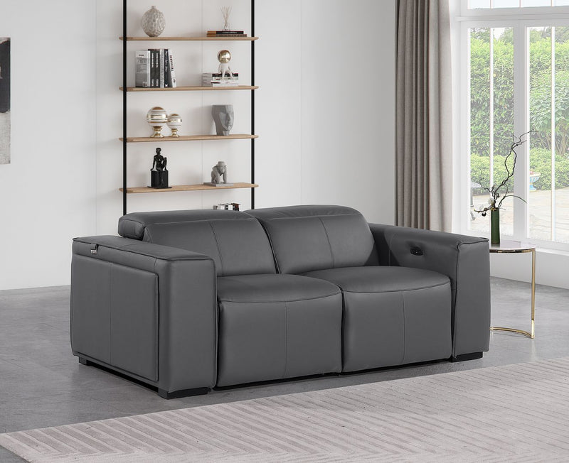 1224 - 2-Piece Modular Power Reclining Loveseat In With 2 Power Recliners & Power Headrests - R&R Furniture Gallery (Fountain Valley, CA)