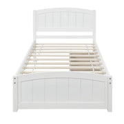 Platform Bed & Headboard, Footboard And Wood Slat Support - R&R Furniture Gallery (Fountain Valley, CA)