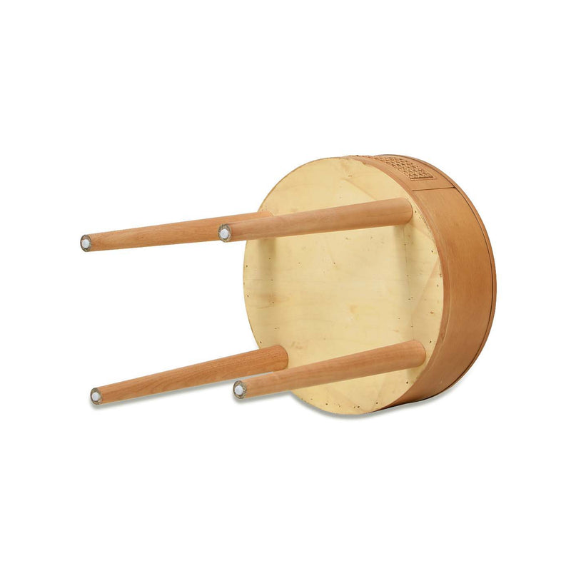 Cabana - Round Cane Storage Side Table - Natural Brown Oak - R&R Furniture Gallery (Fountain Valley, CA)