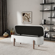 Sarna - Storage Bench - Ivory - R&R Furniture Gallery (Fountain Valley, CA)