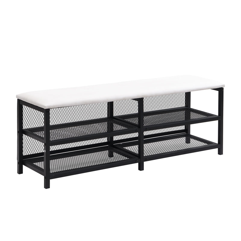 Platform Bed With 2 Tier Storage Shelves, Storage Cabinet - R&R Furniture Gallery (Fountain Valley, CA)
