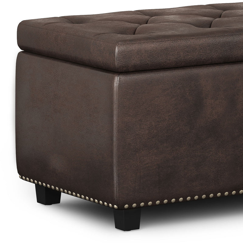 Hamilton - Upholstered Storage Ottoman - R&R Furniture Gallery (Fountain Valley, CA)
