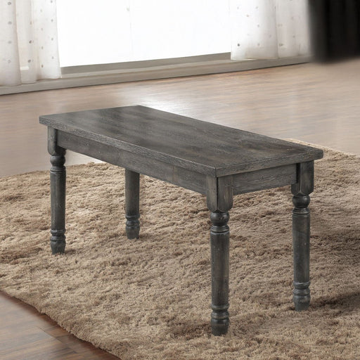 Wallace - Bench - Weathered Gray - R&R Furniture Gallery (Fountain Valley, CA)