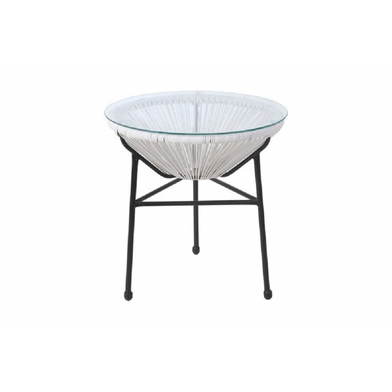 Outdoor Conversation Set With Ergonomic Lounge Chairs And Tempered Glass Table - R&R Furniture Gallery (Fountain Valley, CA)