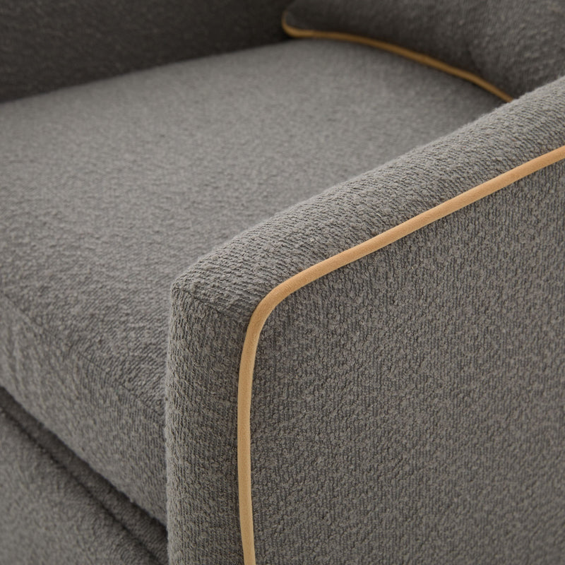 Swivel Accent Chair, Rotating Base, For Living Room