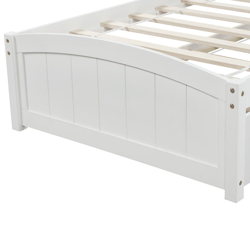 Platform Bed & Headboard, Footboard And Wood Slat Support - R&R Furniture Gallery (Fountain Valley, CA)