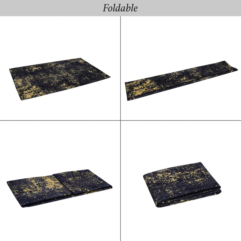 Maval - Abstract Washable Area Rug