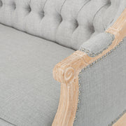French Country Chesterfield Style Tufted Loveseat - R&R Furniture Gallery (Fountain Valley, CA)