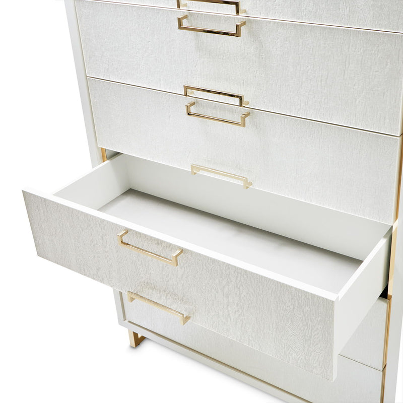Palm Gate - 6-Drawer Chest - Cloud White - R&R Furniture Gallery (Fountain Valley, CA)