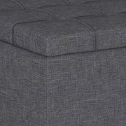 Harrison - Upholstered Coffee Table Storage Ottoman - R&R Furniture Gallery (Fountain Valley, CA)