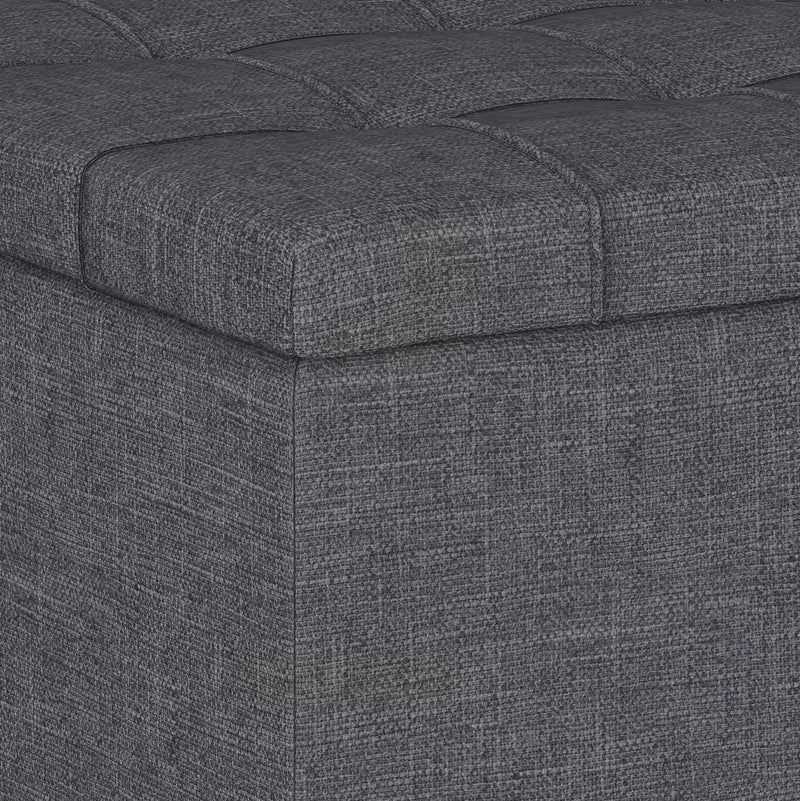 Harrison - Upholstered Coffee Table Storage Ottoman - R&R Furniture Gallery (Fountain Valley, CA)