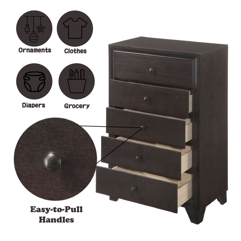 Madison - Chest - Espresso - R&R Furniture Gallery (Fountain Valley, CA)